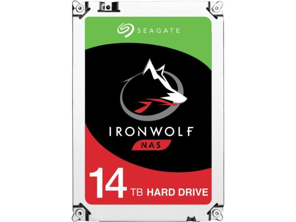 DISCO DURO INTERNO 14TB IRONWOLF NAS 7200RPM 256MB 3.5" SATA SEAGATE