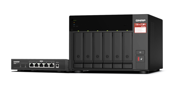 Servidor NAS TS-673A-8G-US + QSW-1105-5T  QNAP 