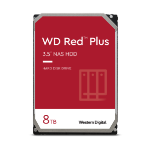 DISCO DURO INTERNO 8TB RED NAS PLUS 5640RPM 256MB 3.5" SATA WESTERN DIGITAL
