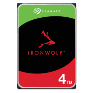 DISCO DURO INTERNO 4TB IRONWOLF NAS 5400RPM 256MB 3.5" SATA SEAGATE