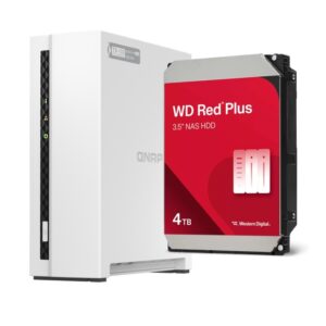 Pack SOHO 4TB: Servidor NAS Turbo Station TS-133 QNAP
