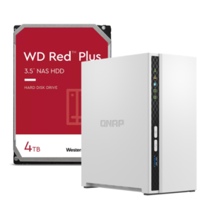 Pack SOHO 4TB: Servidor NAS Turbo Station TS233 QNAP